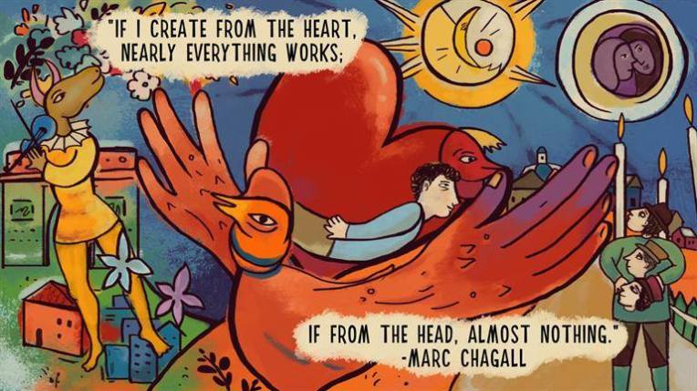 FB chagall quote